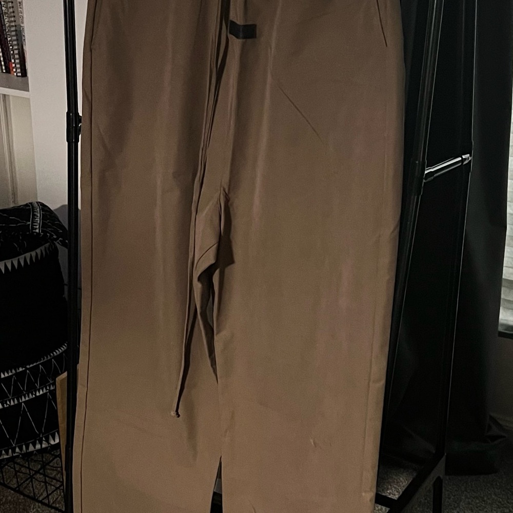 Fear of God Essentials Brown cotton Track pants XL New****